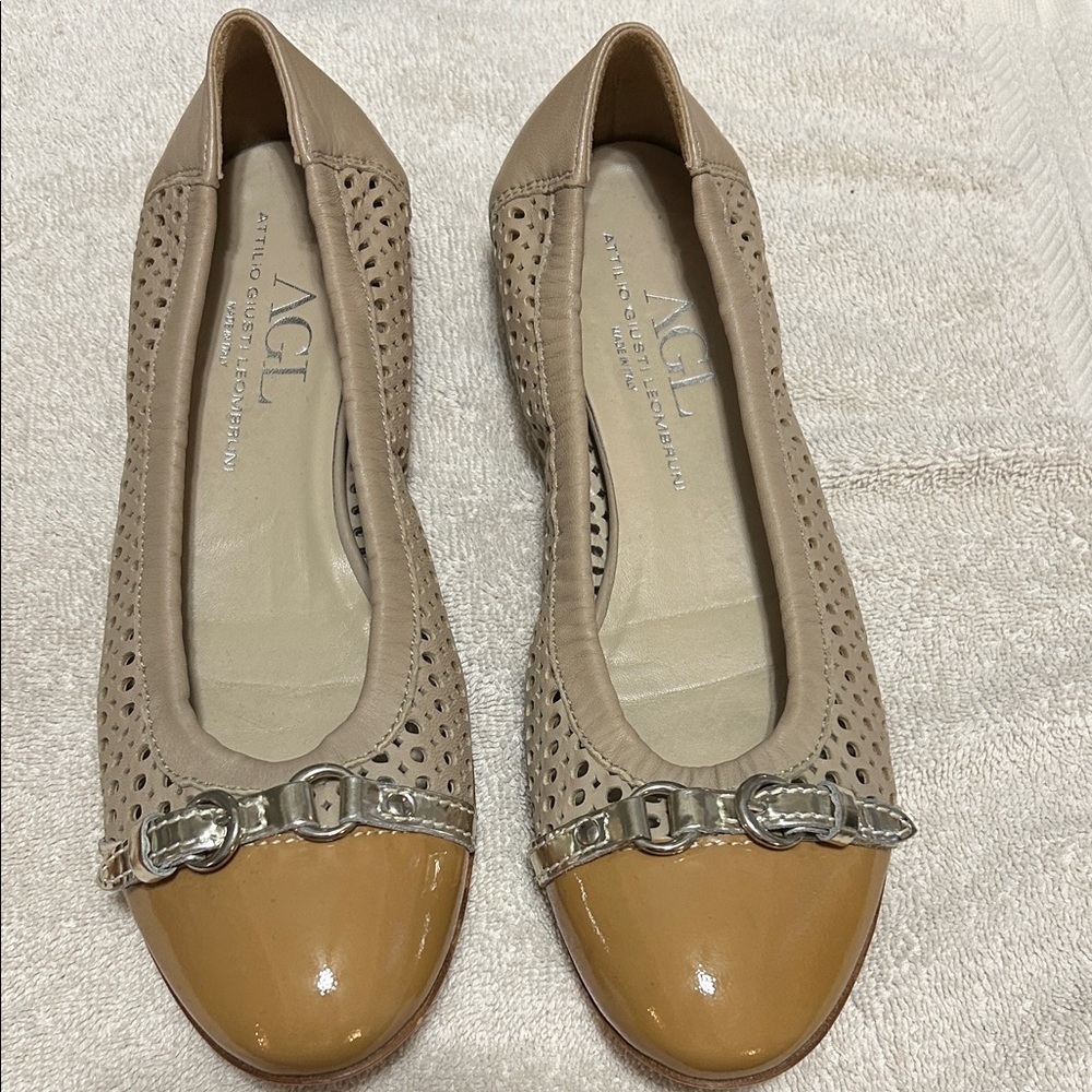 Attilio Giusti Leombruni Nude Leather-Size 40
